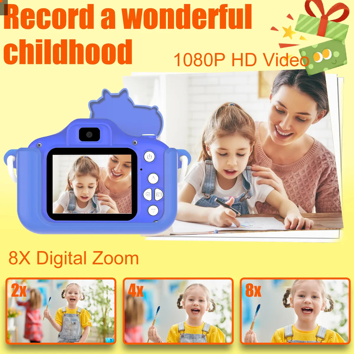 CAMARA PARA NIÑOS DINOSAURIO
