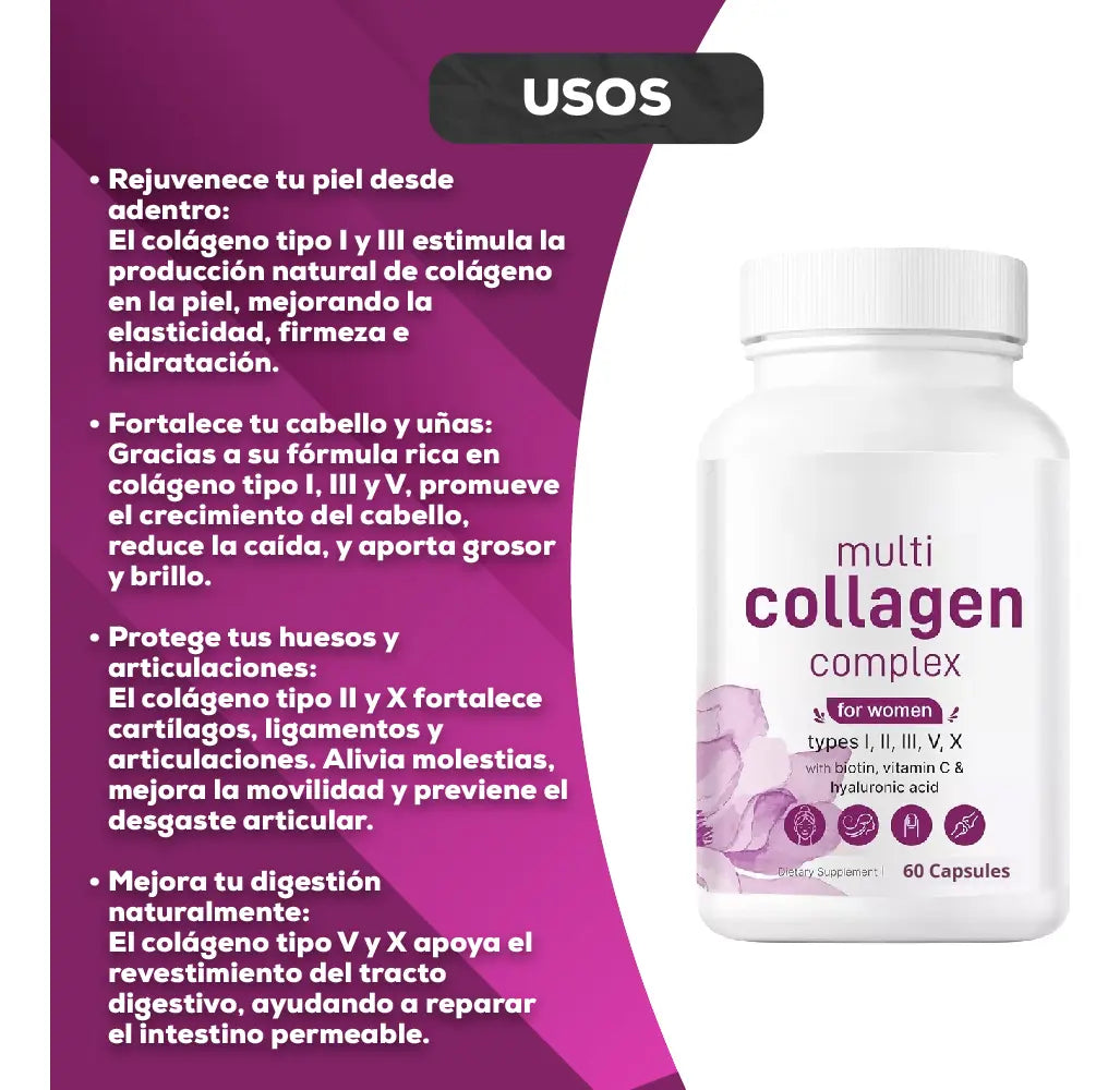 Colageno Complex 8 en 1 – Belleza y Bienestar Diario