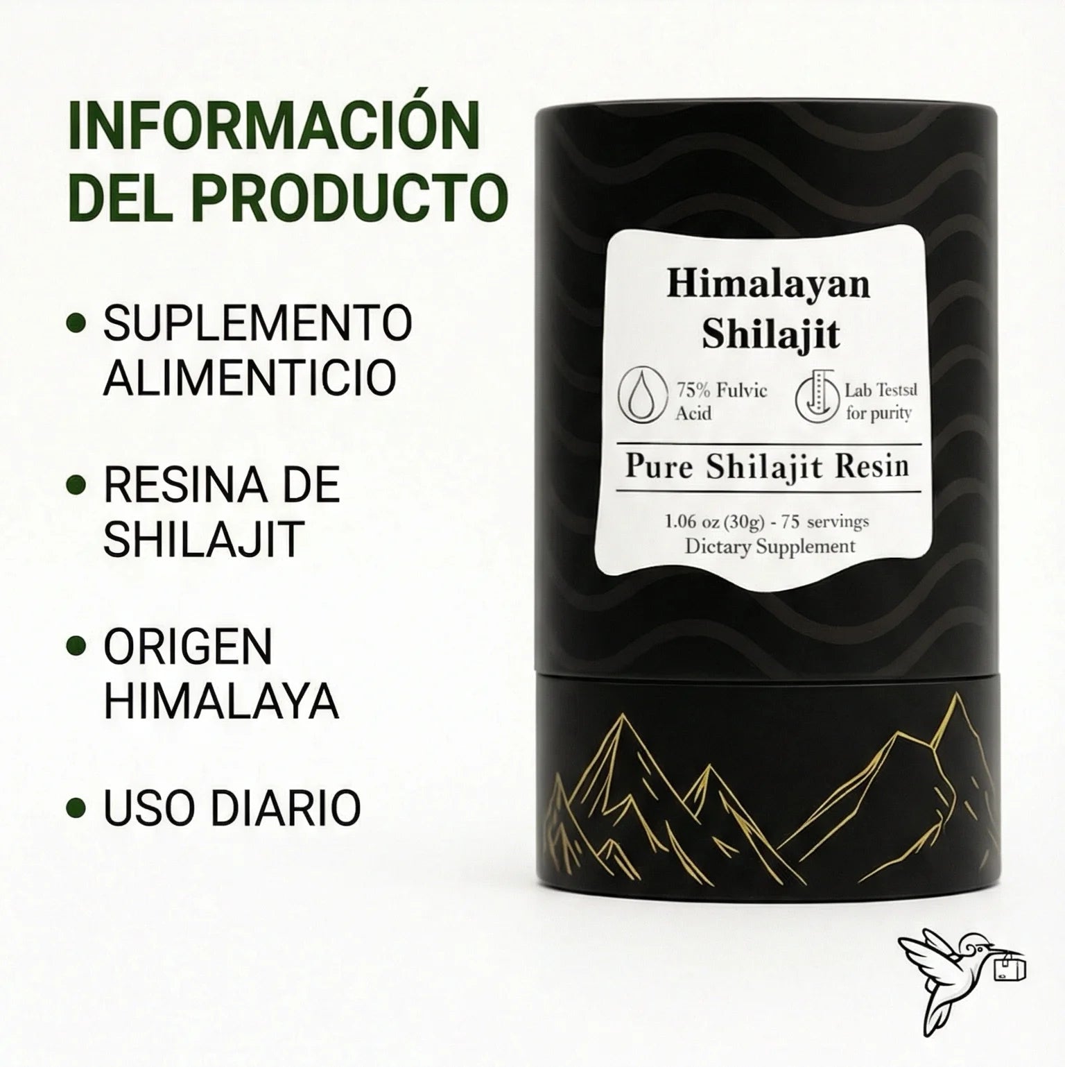 Shilajit Puro del Himalaya – Resina Natural (30g)