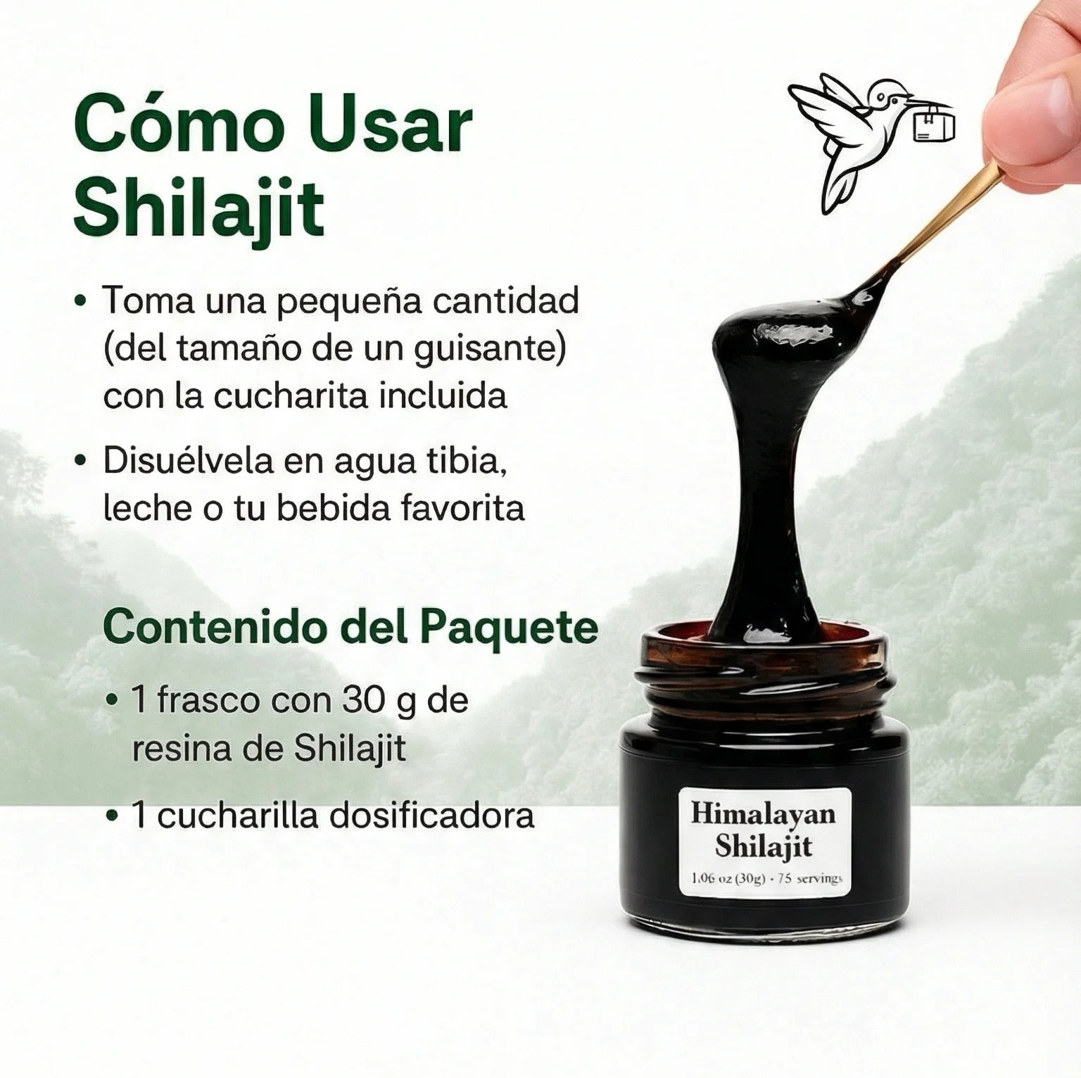 Shilajit Puro del Himalaya – Resina Natural (30g)