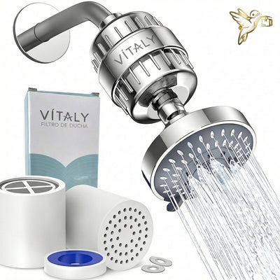 Filtro para Ducha VITALY – Agua Pura para Piel y Cabello