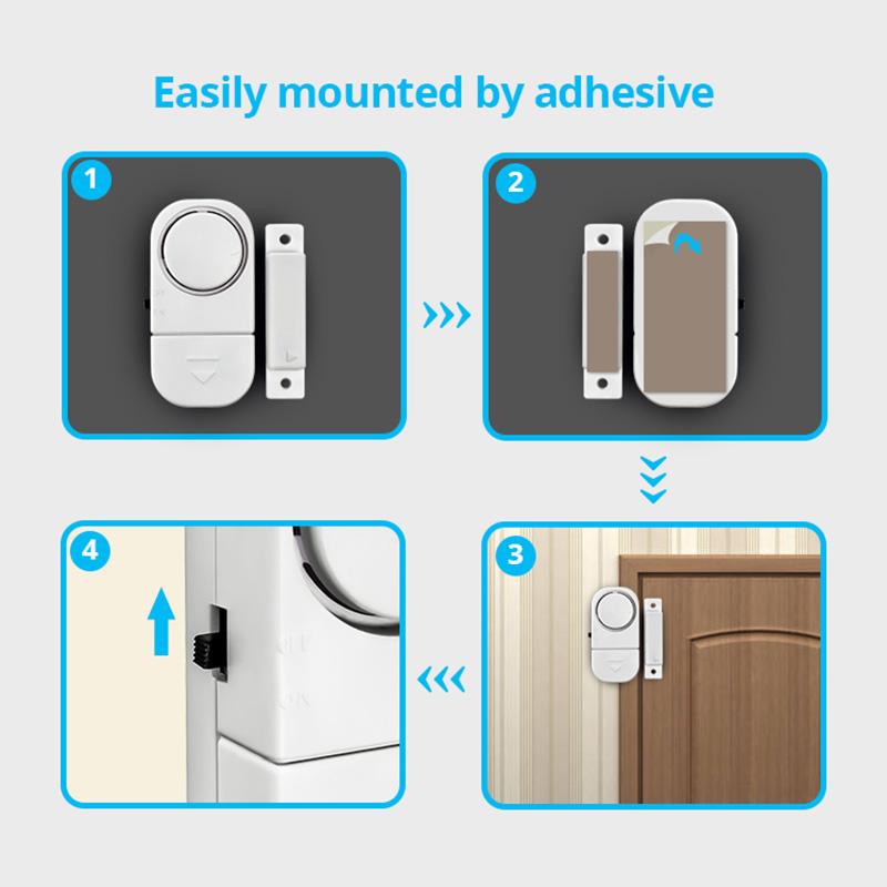 Alarma Magnética para Puertas y Ventanas | Protección Instantánea al Abrirse