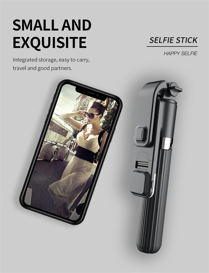 Selfie Stick Trípode con Luz LED y Control Remoto – Extensible 1024 mm