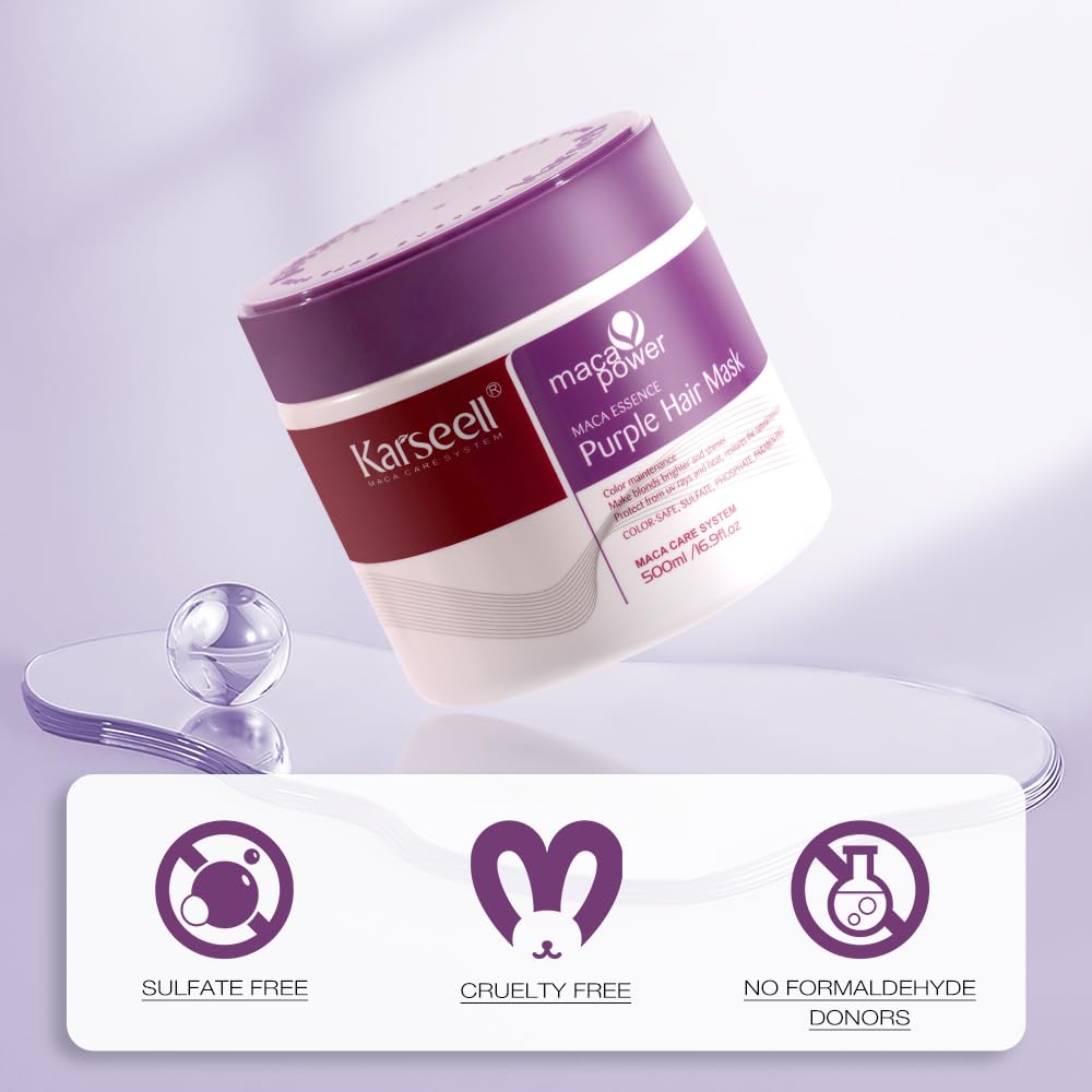 MACA KARSEELL MORADA CABELLOS RUBIOS