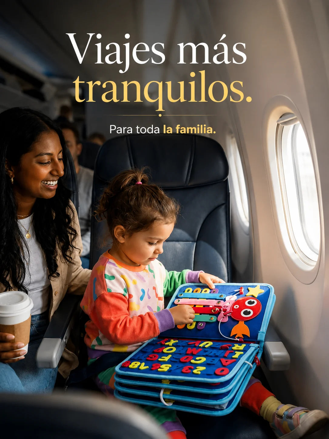 Libro Montessori 16 en 1 con 8 páginas | Estimula su Mente Infantil Jugando