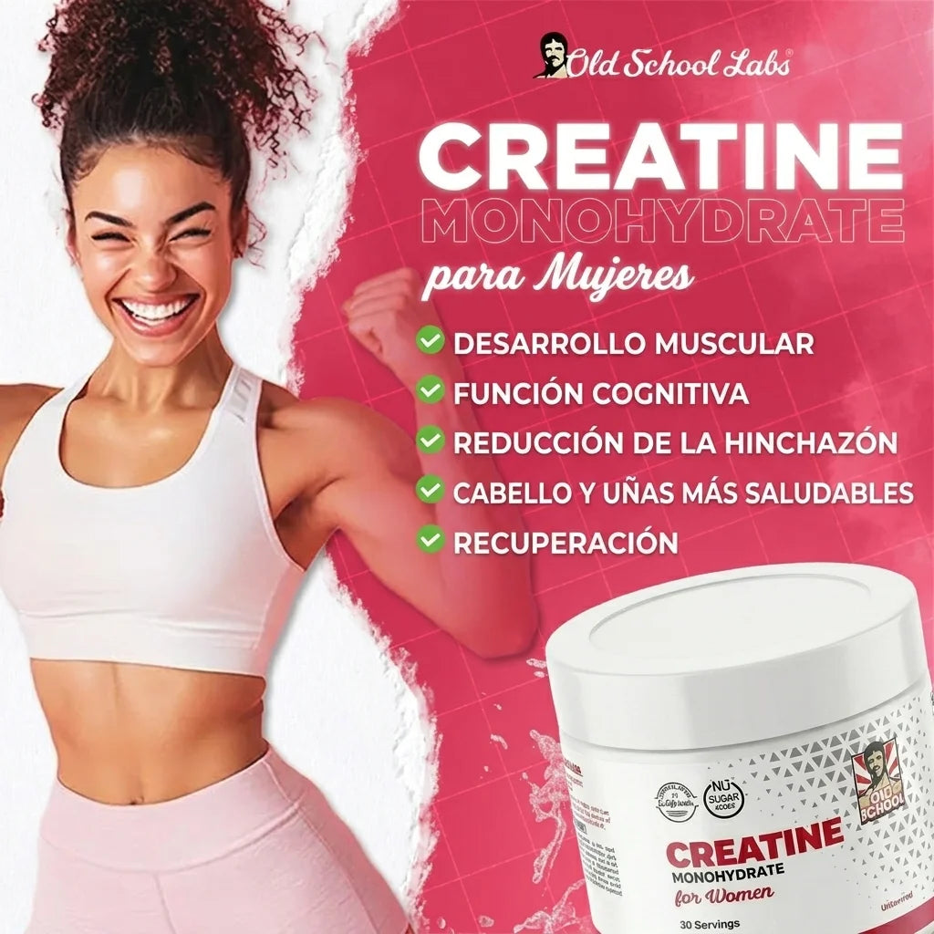 Creatina para Mujeres – Fuerza, Tonificación y Energía