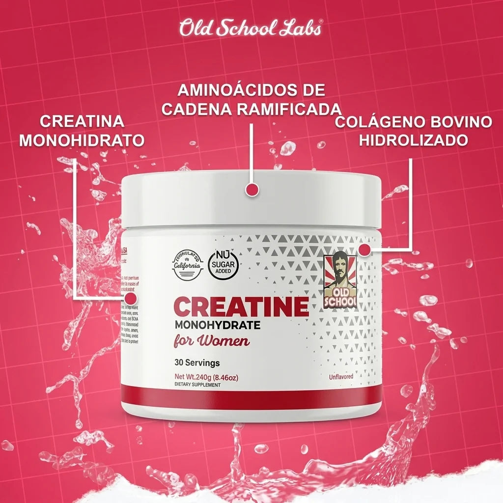 Creatina para Mujeres – Fuerza, Tonificación y Energía