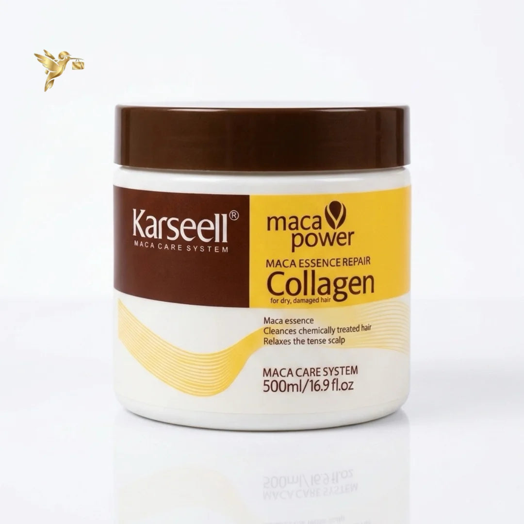 Mascarilla Colágeno Karseell 500ml | Repara e Hidrata tu Cabello en Profundidad
