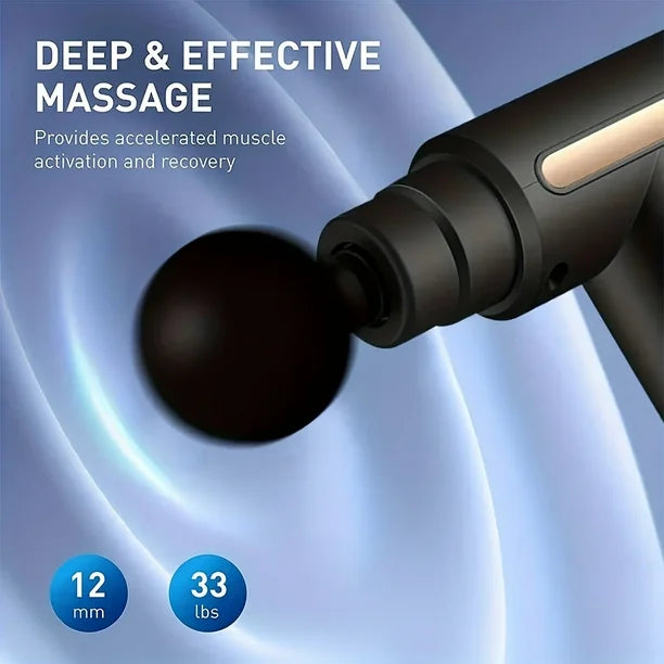 Pistola de Masaje Muscular Portátil