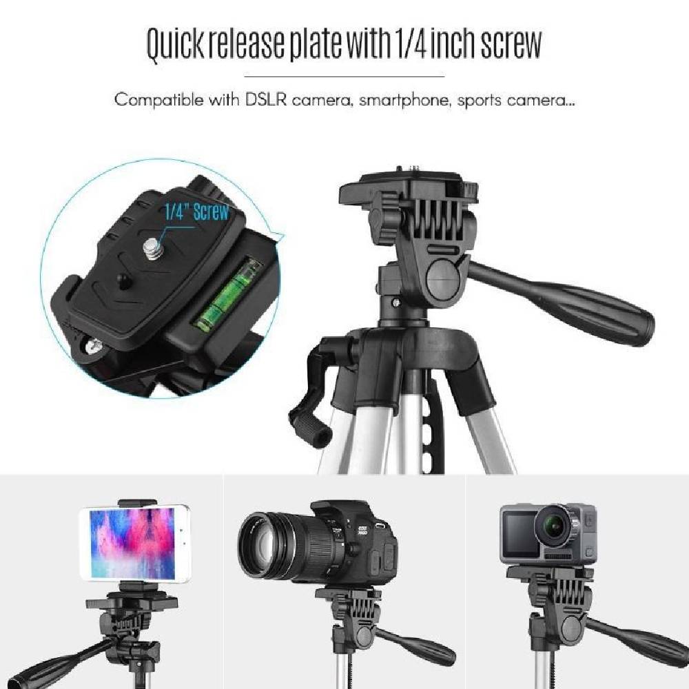 Trípode Profesional para Celular y Cámara | Estabilidad y Altura hasta 140 cm