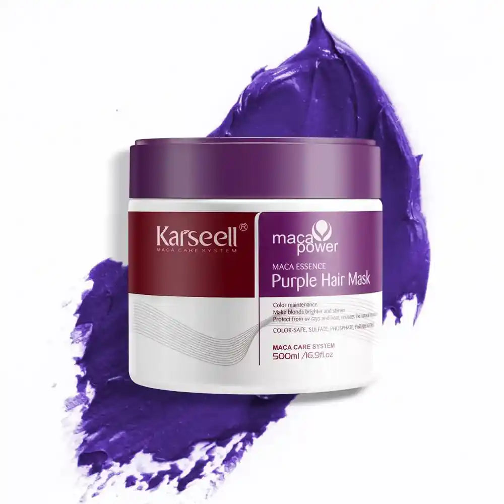 MACA KARSEELL MORADA CABELLOS RUBIOS