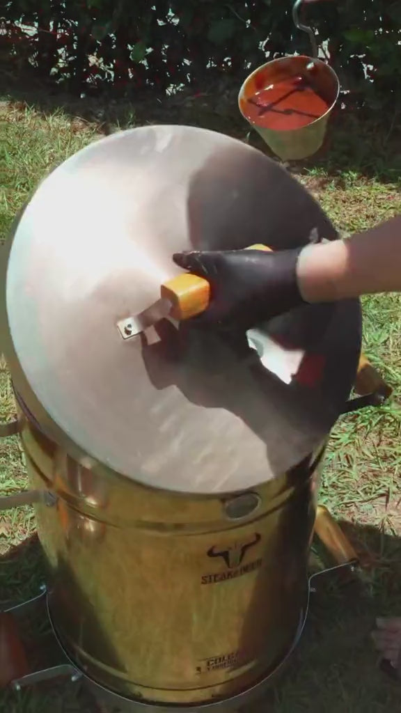 Barril Asador Compacto Grande | Parrilladas Jugosas y Fáciles