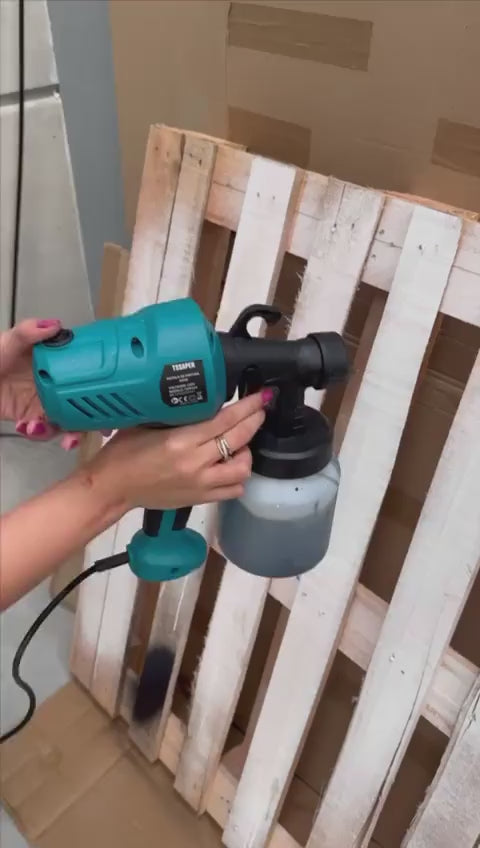 Pistola Pulverizadora Eléctrica | Pintura Rápida y Sin Esfuerzo