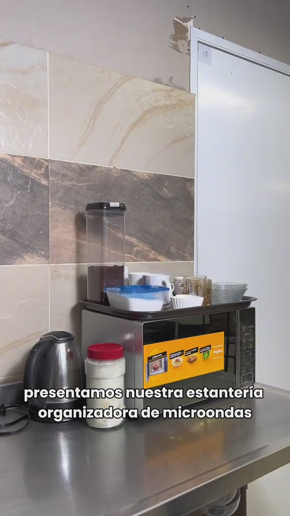 Organizador para Microondas | Más Espacio y Orden en tu Cocina