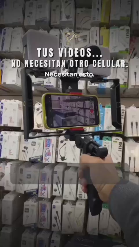 Kit de Creación de Contenido | Luz, Micrófono y Trípode Todo en Uno [AY-49X]