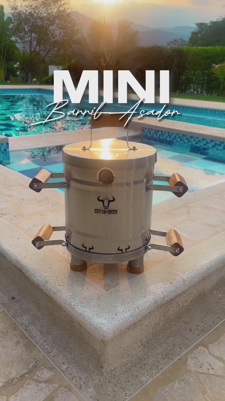 Barril Ahumador Mini | Sabor Ahumado como un Profesional