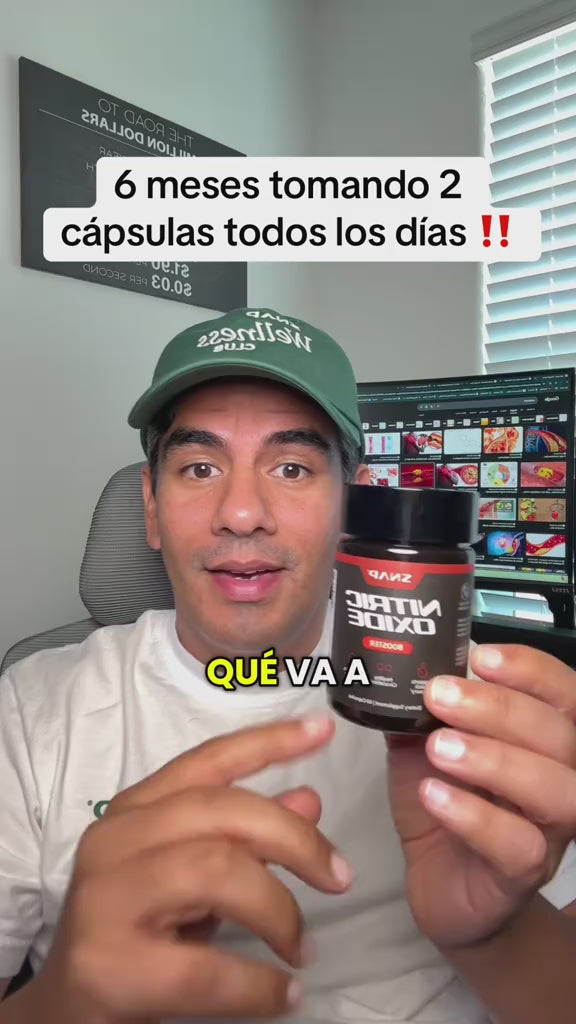 ÓXIDO NÍTRICO x60 – Fórmula Pre-Workout para Rutinas Intensas