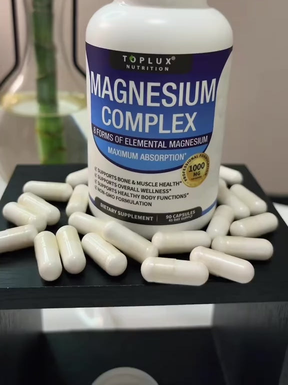 Magnesio 8 en 1 – Suplemento Alimenticio en Cápsulas