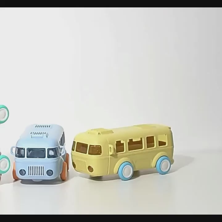Botella de Agua Infantil en Forma de Autobús
