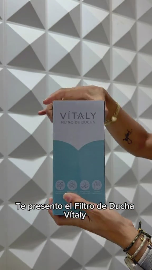 Filtro para Ducha VITALY – Agua Pura para Piel y Cabello