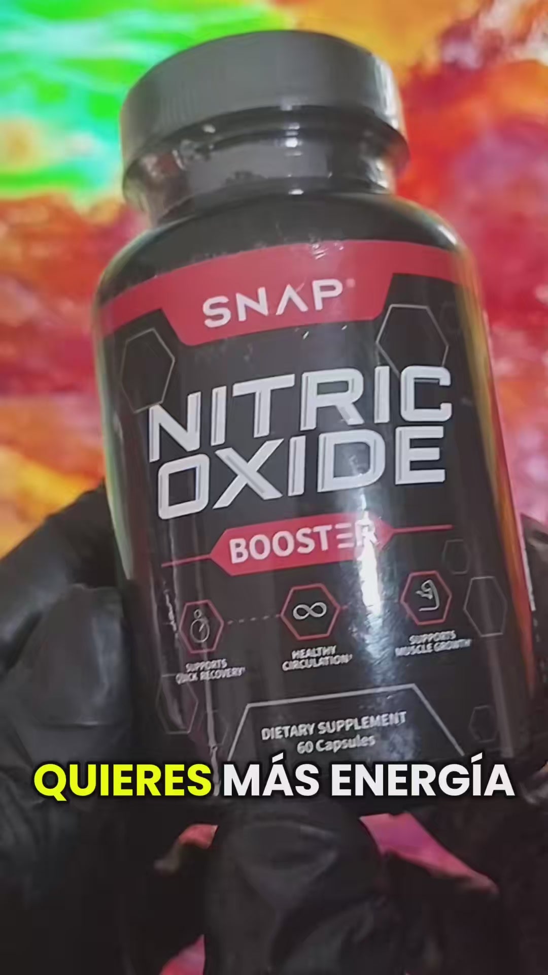 ÓXIDO NÍTRICO x60 – Fórmula Pre-Workout para Rutinas Intensas
