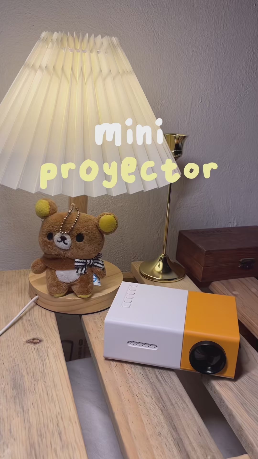 Mini Proyector LED Portátil para Cine en Casa