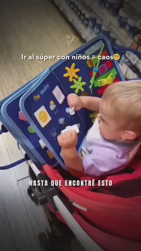 Libro Montessori 16 en 1 con 8 páginas | Estimula su Mente Infantil Jugando