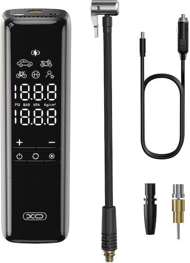 Inflador Eléctrico para Llantas 12V | Presión Automática y Pantalla Digital