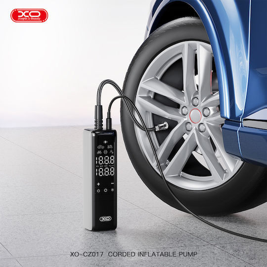 Inflador Eléctrico para Llantas 12V | Presión Automática y Pantalla Digital